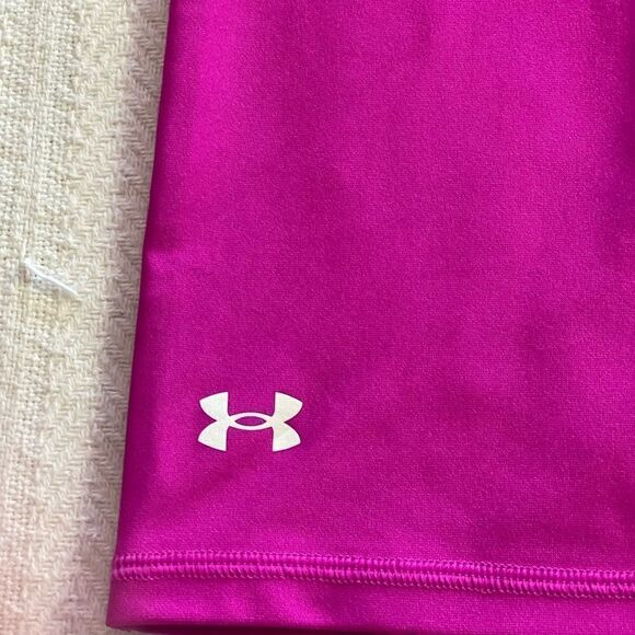 Under Armour Women’s XSmall HeatGear® Bike Shorts Meteor Pink - Picture 2 of 7